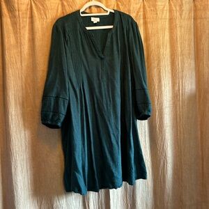 Dark green dress by J.Jill